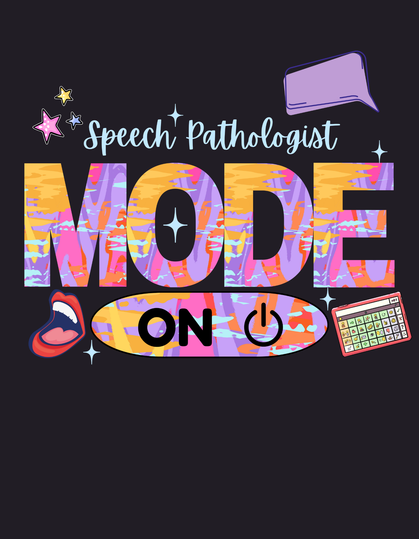 Speech Mode On T-shirt